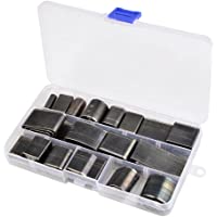 CJMM 52 Piezas Perforadora de Cuero Profesional para Herramienta Hecha- Perforadoras de Agujeros para Funda de Cuero…